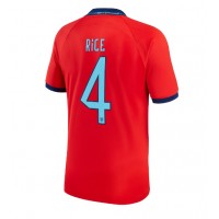 England Declan Rice #4 Fotballklær Bortedrakt VM 2022 Kortermet